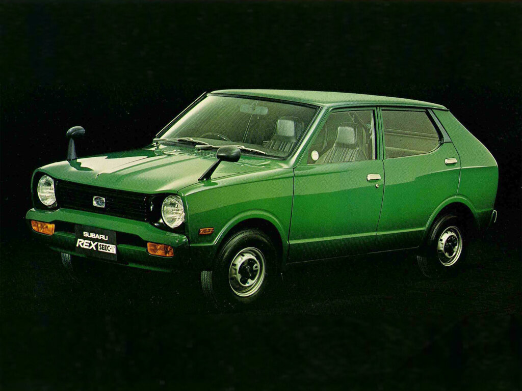 Subaru Rex (K22) 1 поколение, 2-й рестайлинг, седан (09.1974 - 04.1977)
